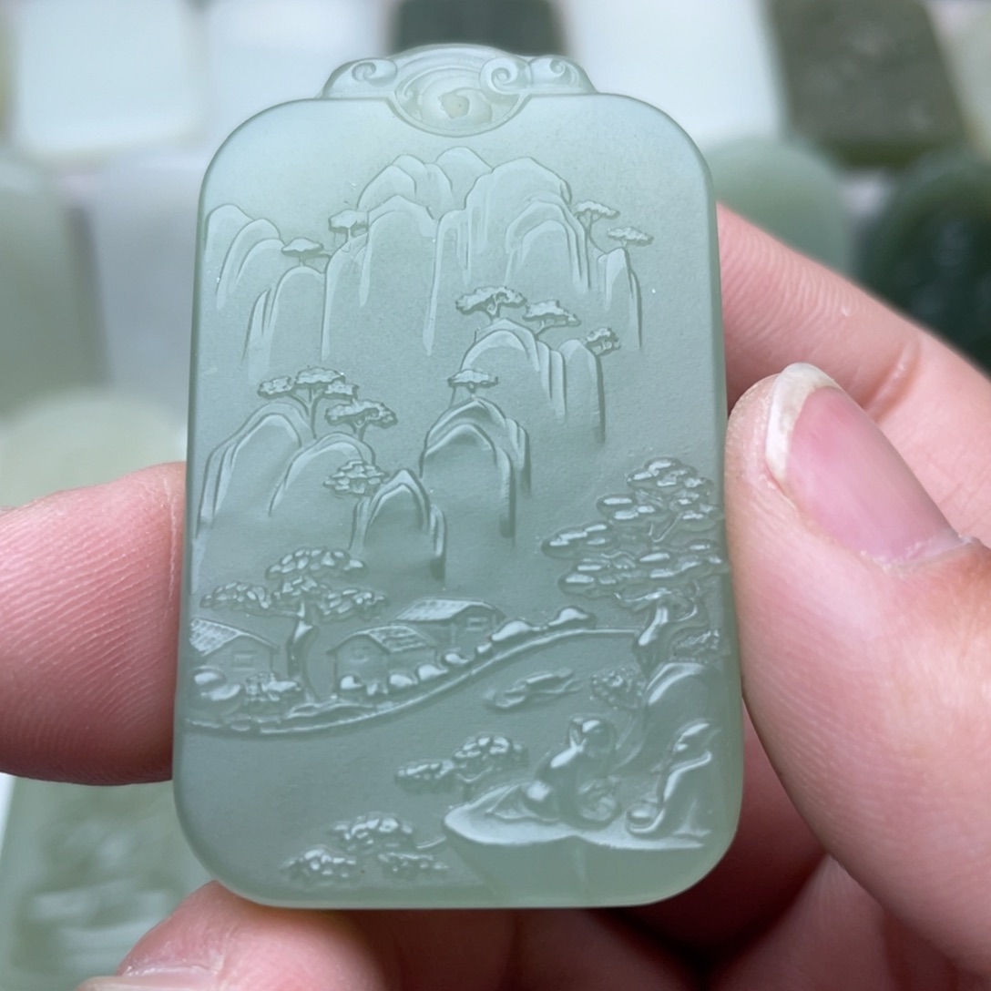 和田玉颈饰未镶嵌