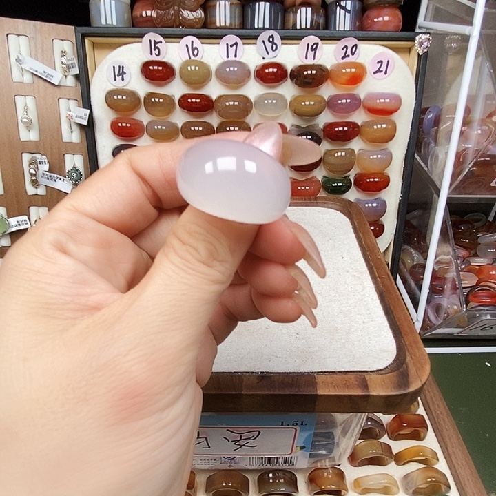 ****玛瑙/玉髓未镶嵌戒指