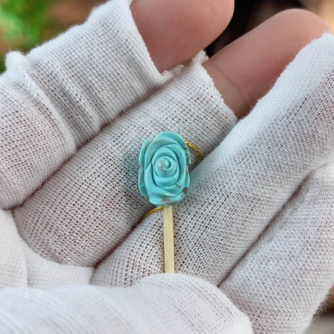 绿松石珠宝奇石未镶嵌