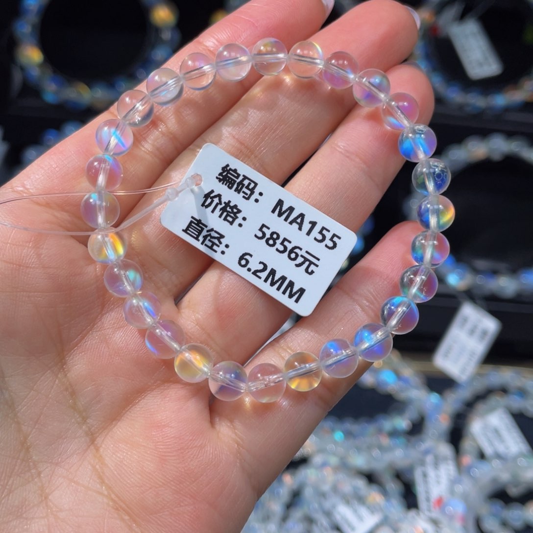 月光石手串未镶嵌MA155#6.2mm