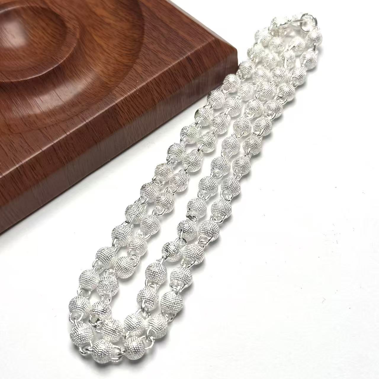 链子足银 欧标贵银通宝项链臻藏-t182