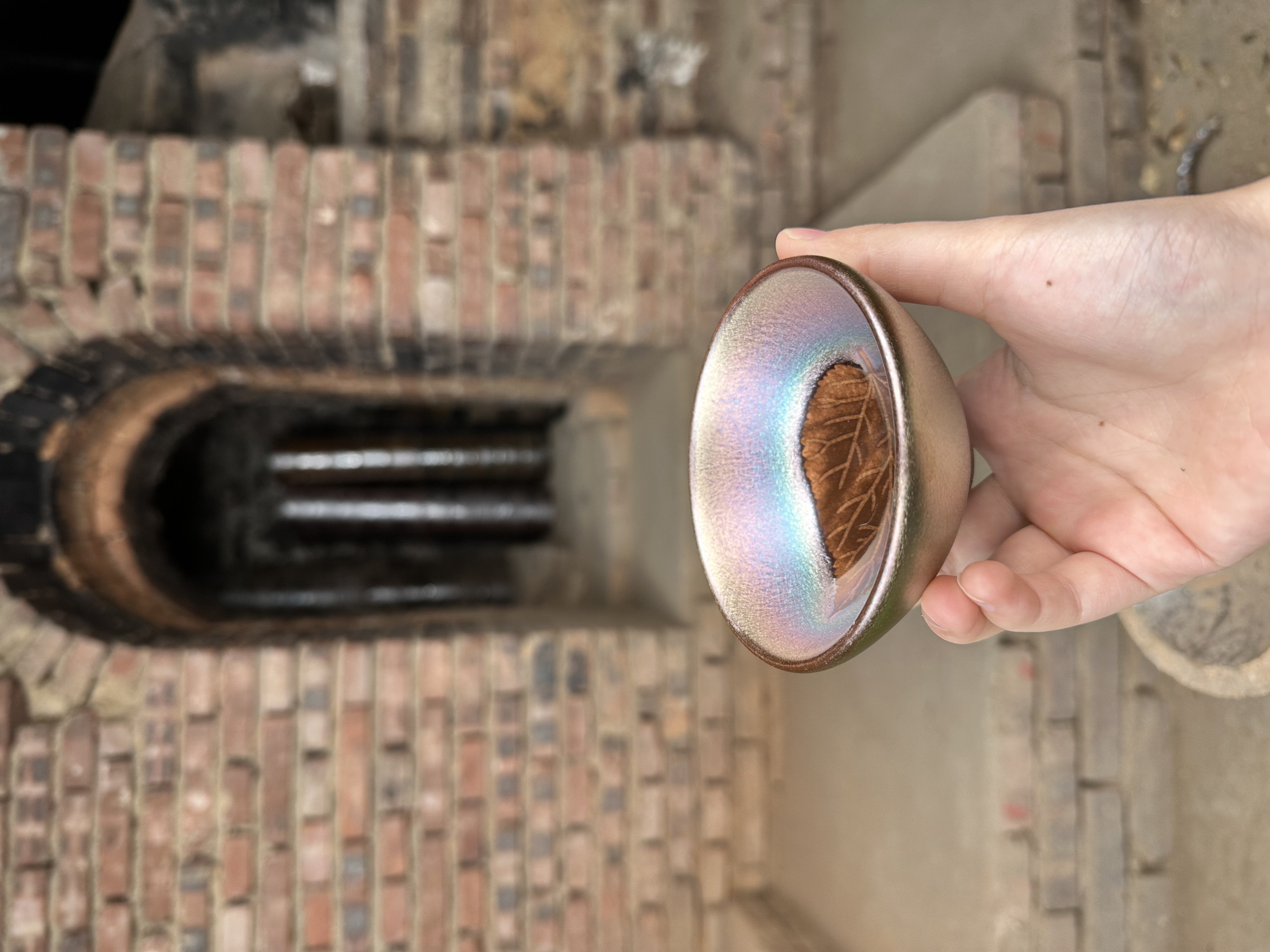 闪购 建窑建盏   大叶有成  茶器主人杯礼盒装带溯源证书   电烧 