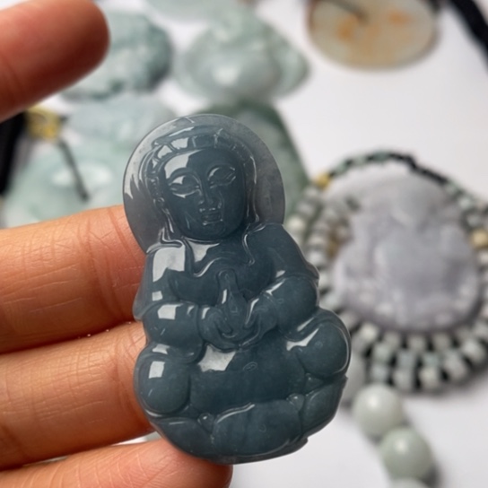 翡翠未镶嵌挂件翡翠