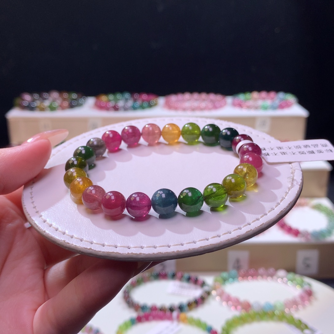 未镶嵌手链碧玺碧玺