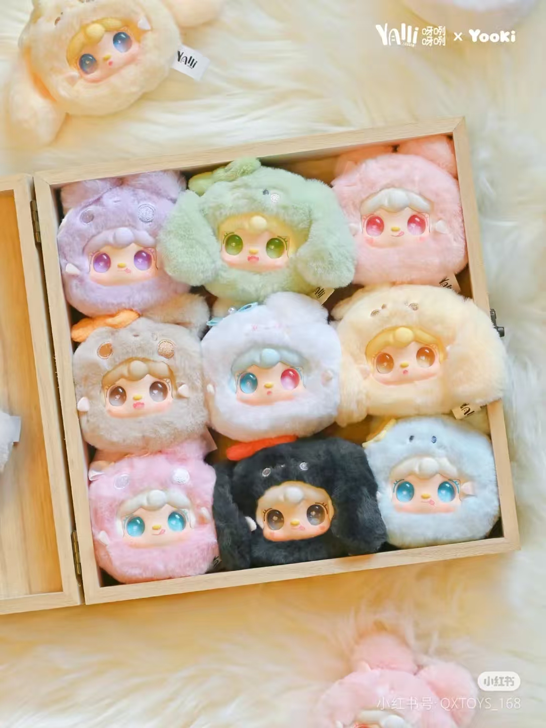 19.9踩冰箱贴后【4】欧【氧氧萌一萌小兔】 毛绒盲盒