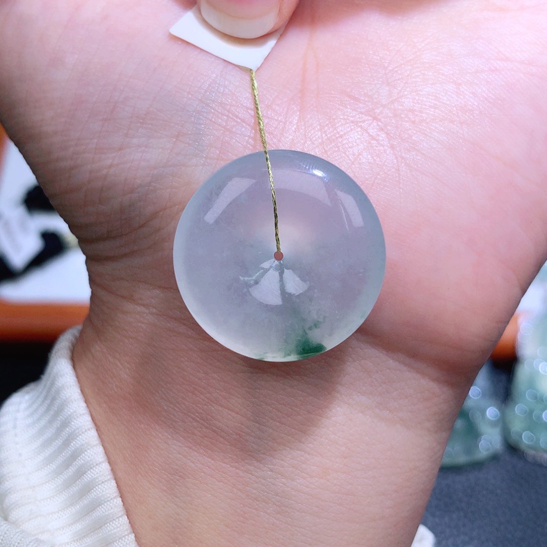 颈饰未镶嵌翡翠扣子