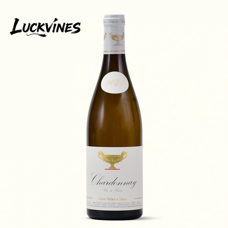 luckvines/法国勃艮第进口红酒 大金杯酒庄 葛罗兄妹霞多丽葡萄酒