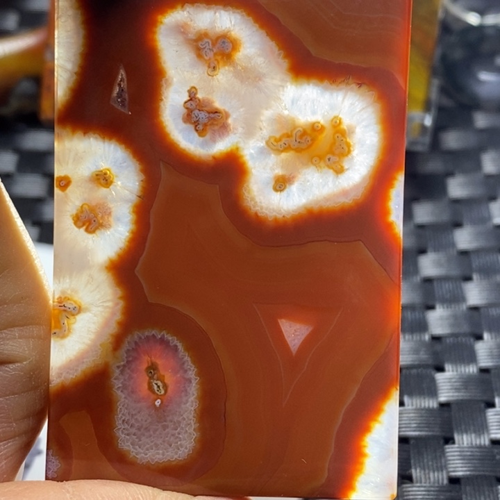 玛瑙/玉髓颈饰足银镀金镶嵌《****》