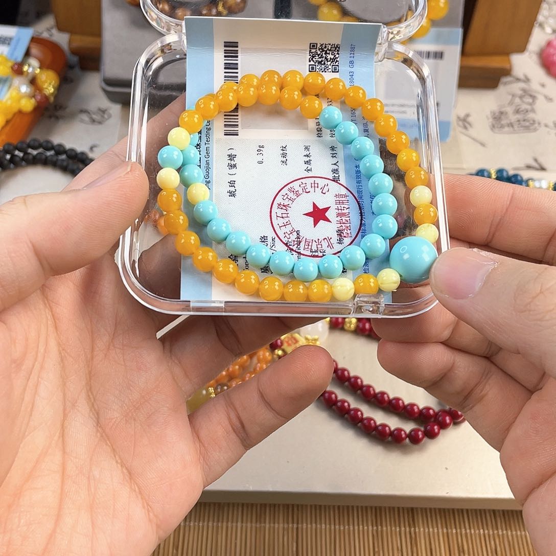 绿松石手饰银S925镀金镶嵌