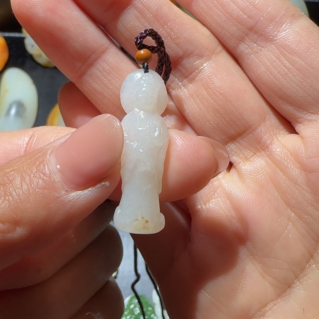 和田玉颈饰未镶嵌春****》