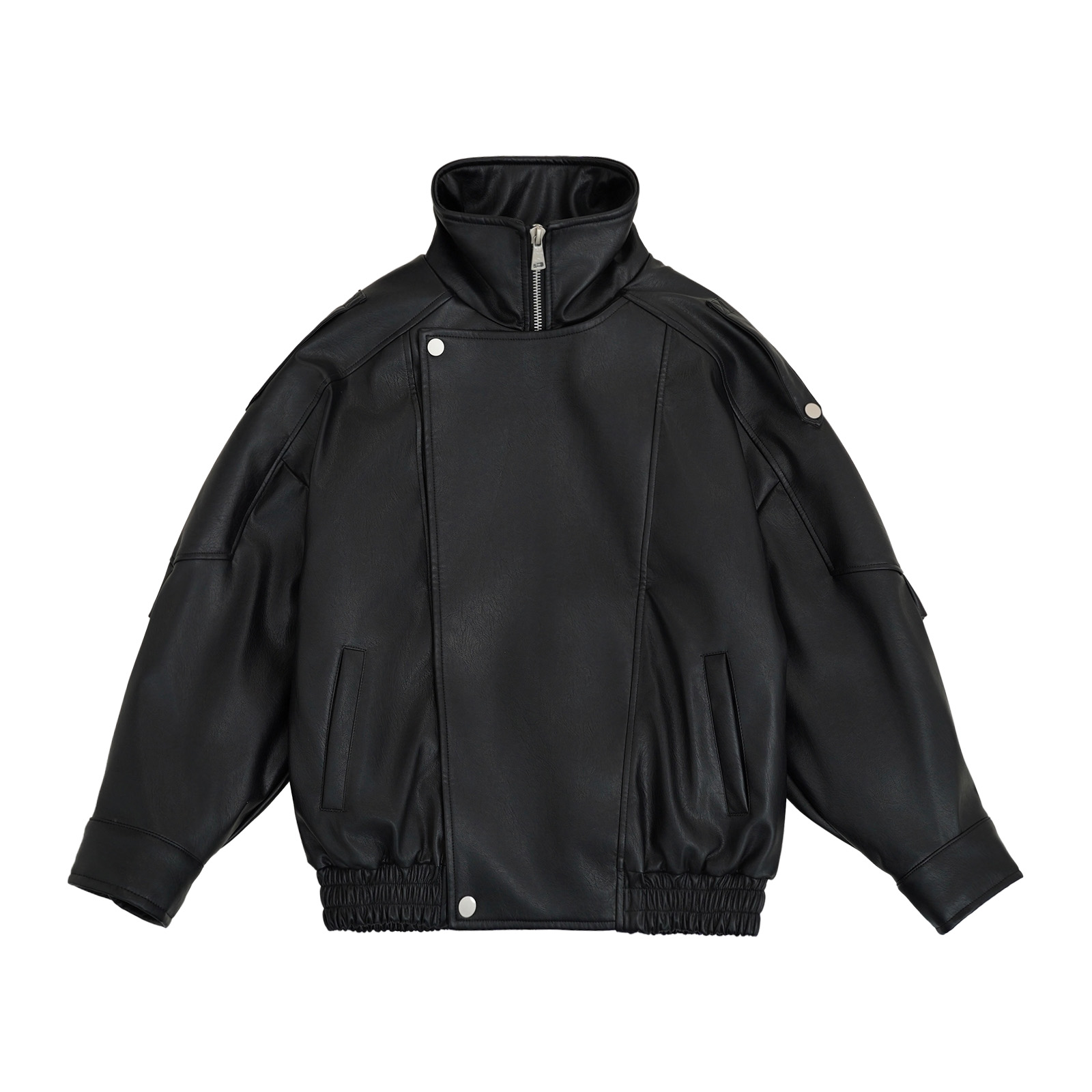 GGAHOLIDAY秋冬美式时尚休闲潮流百搭皮衣棉服外套-161042