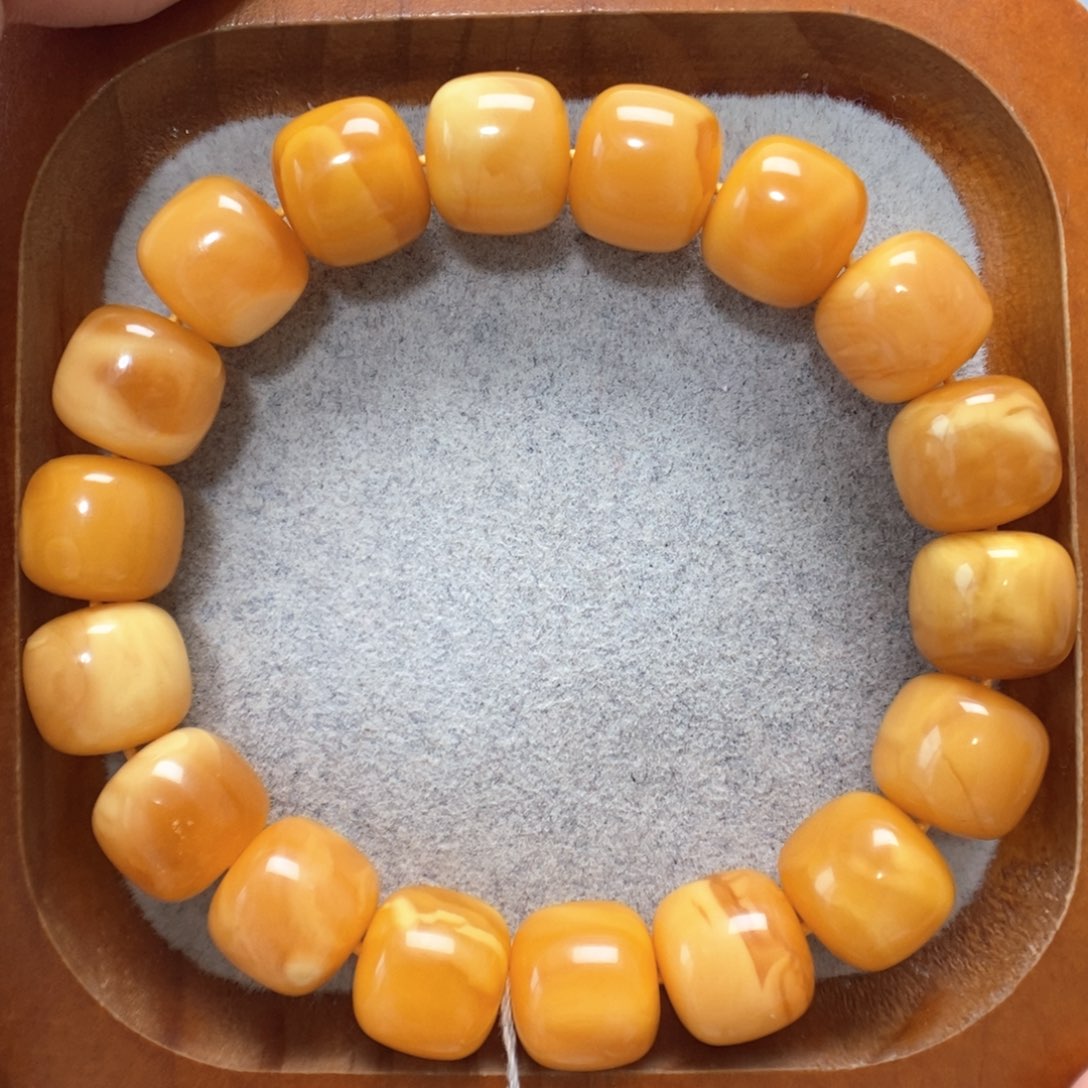 蜜蜡未镶嵌手串蜜蜡