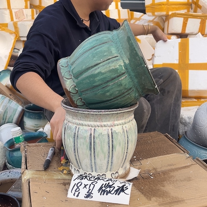 紫砂花盆宜兴紫砂粗陶花盆18/19
