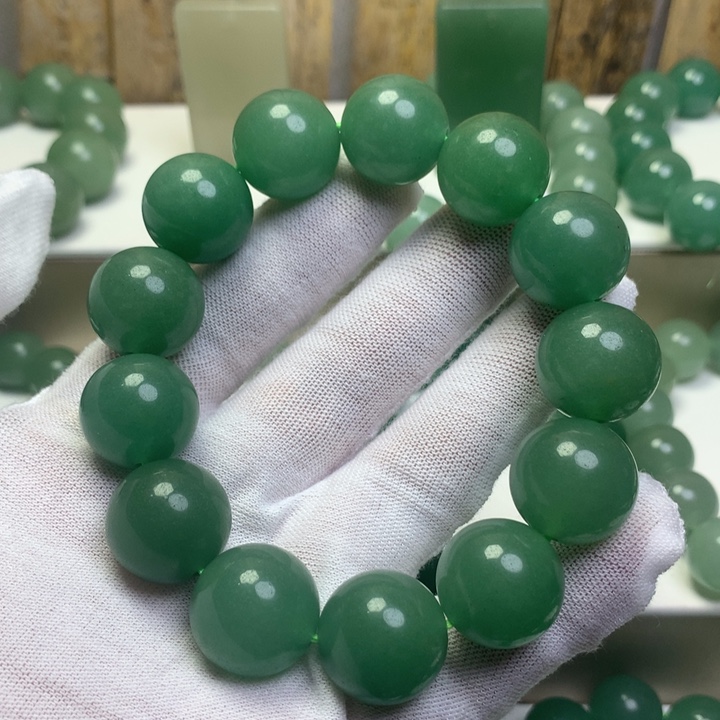 遥***方东陵石未镶嵌手链东陵玉