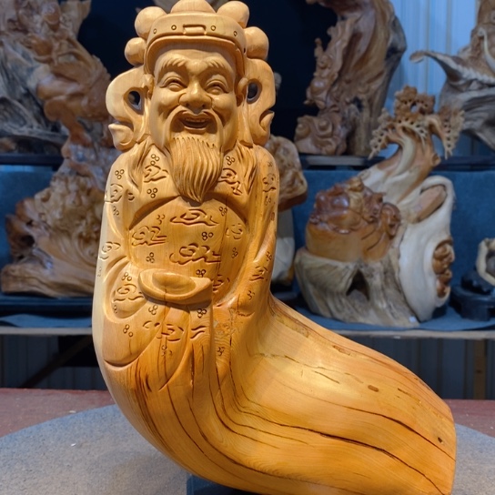 柏木（崖柏）根雕摆件