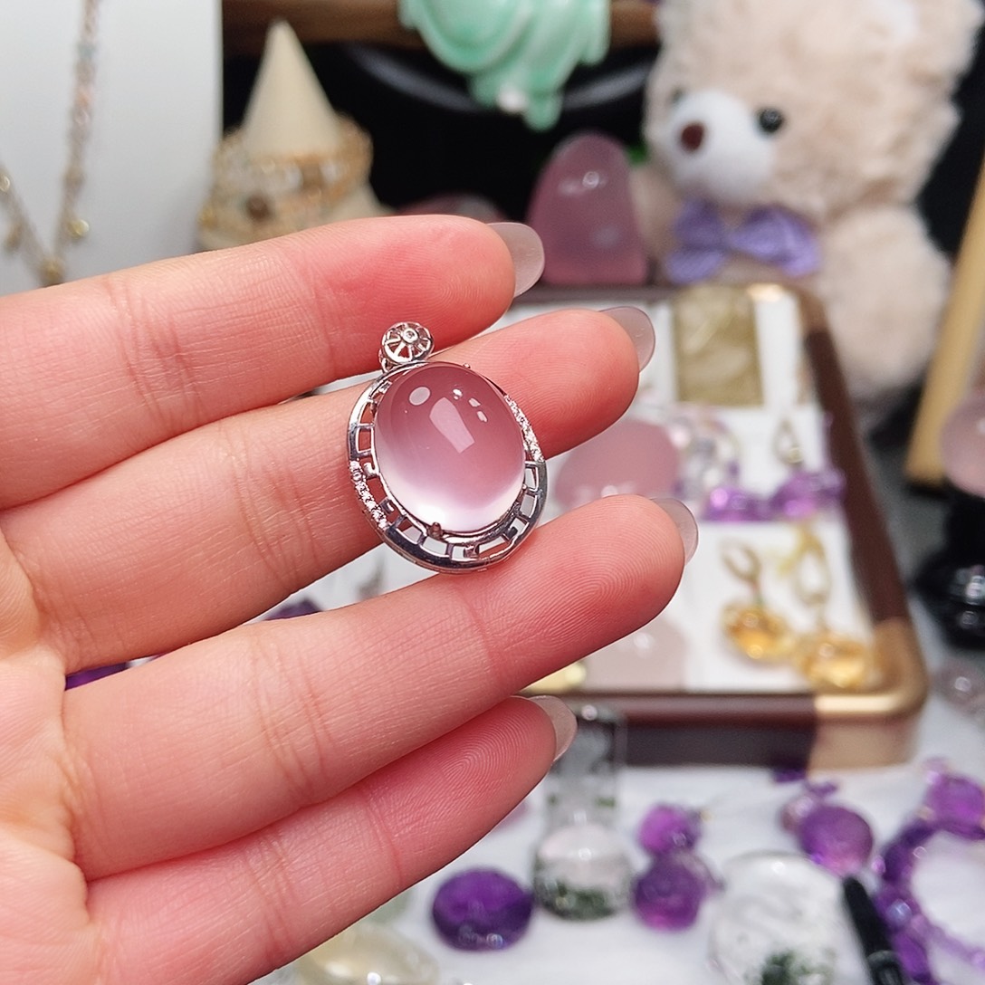 吊坠(赠链)银S925镶嵌水晶