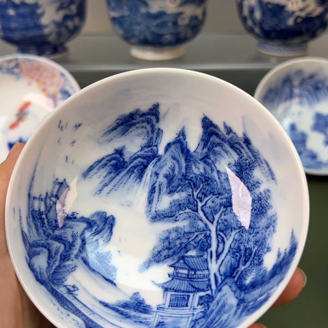 杯木木景德镇纯手绘茶具21