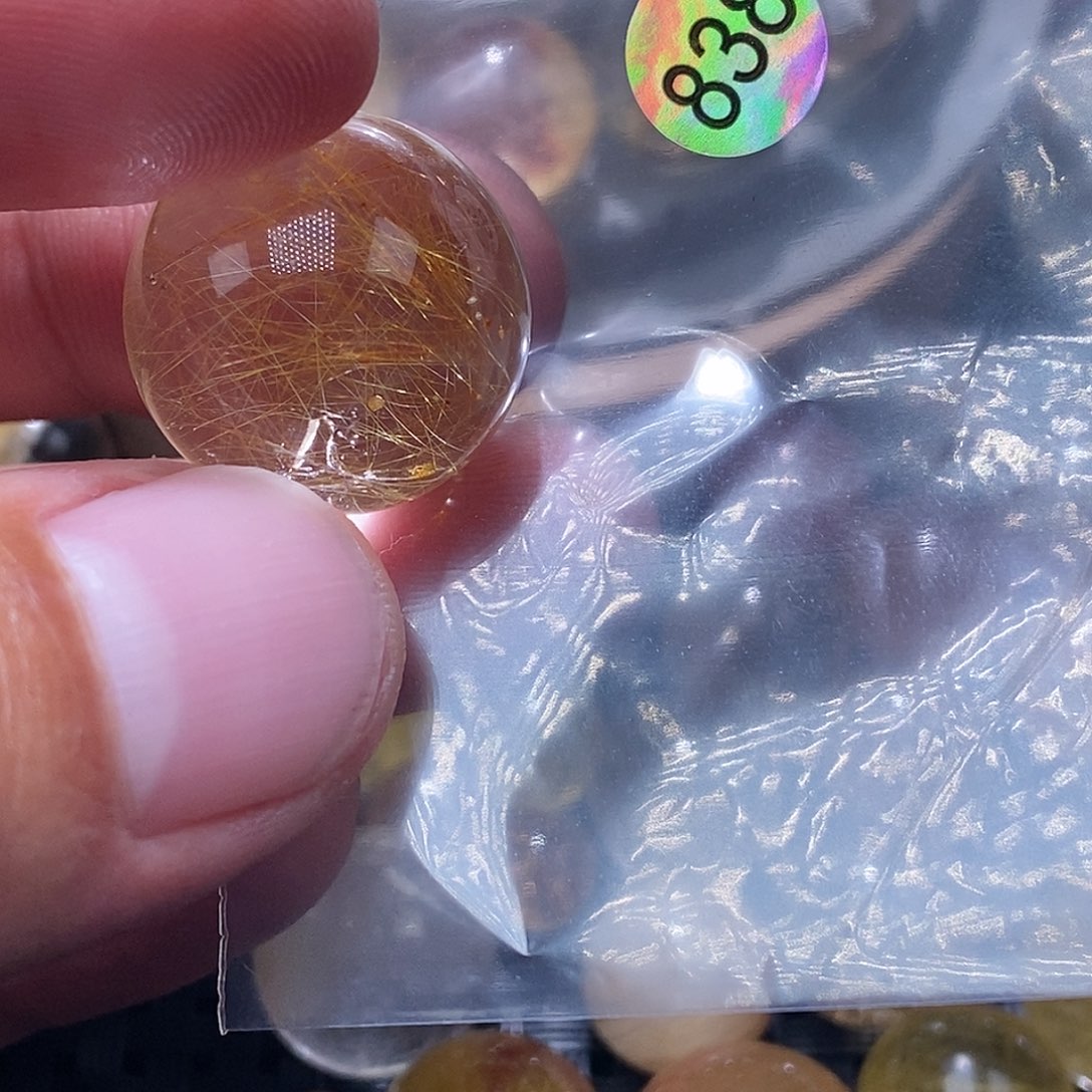 ****з发晶手链未镶嵌天然水晶