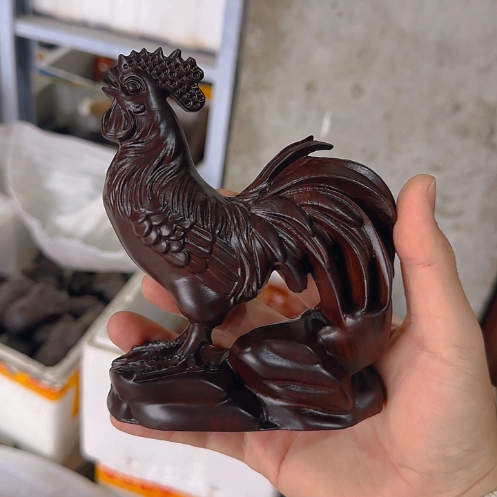 木黑檀木15雄鸡一只