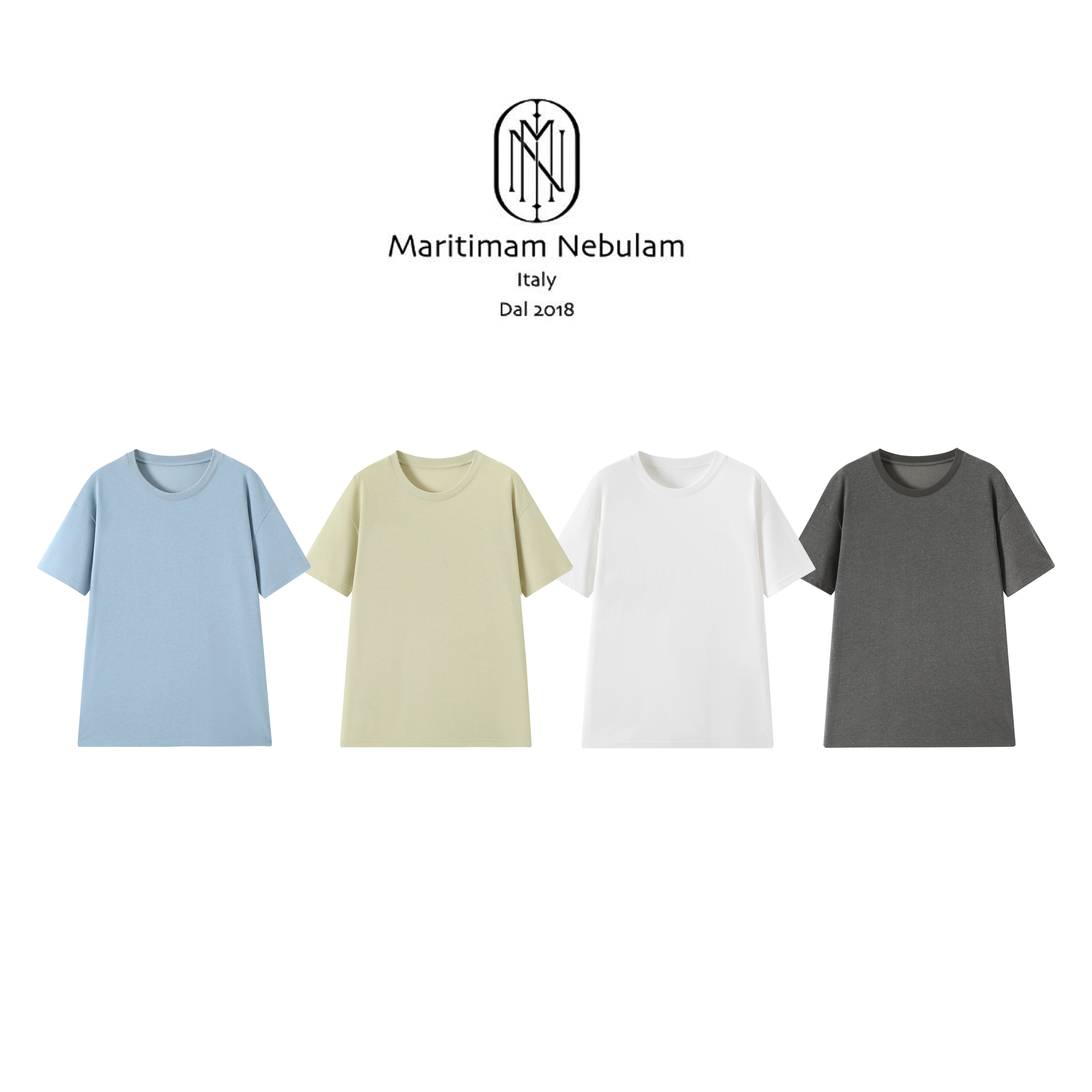 【亏】Maritimam Nebulam-（夏日清新）莱赛尔亚麻宽松短袖T恤 SZ2303