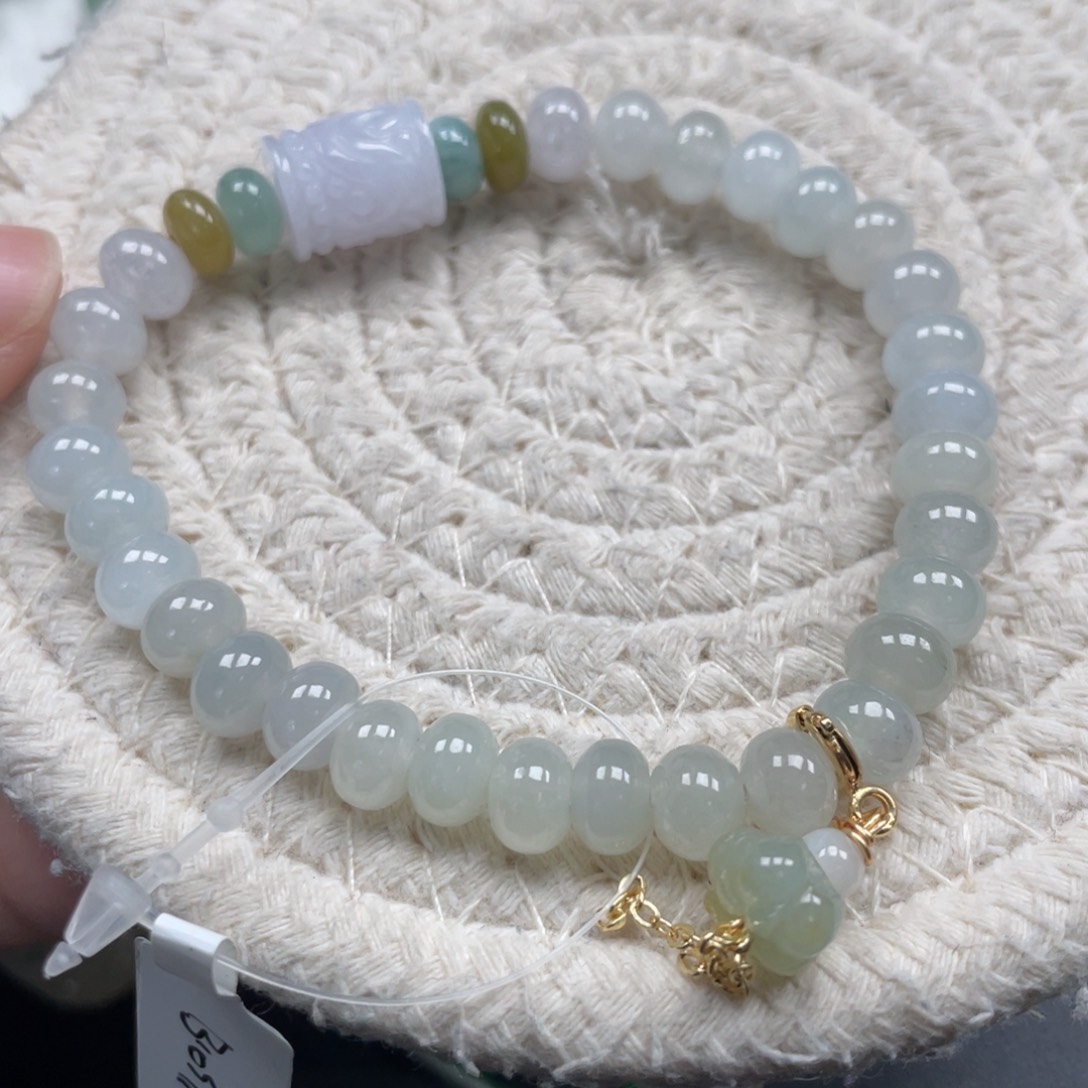 翡翠未镶嵌手链天然A货缅甸翡翠7