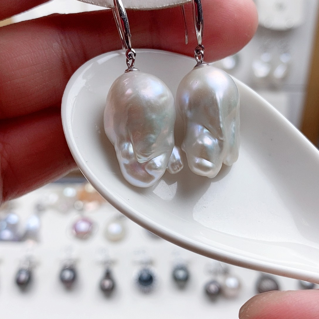 淡水珍珠银S925镶嵌颈饰