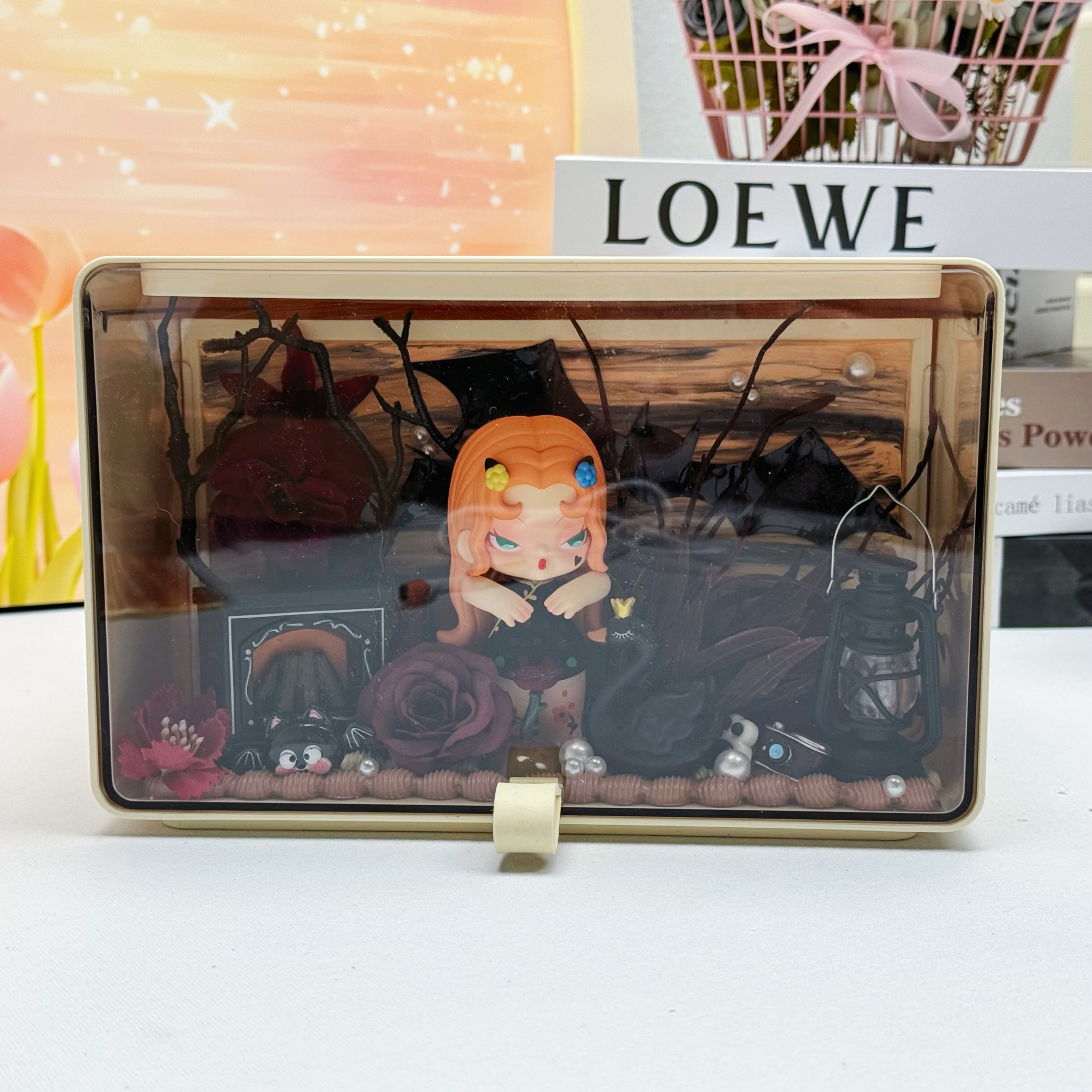 【屹尔潮玩DIY】手作奶油胶大抽屉潮玩DIY摆件