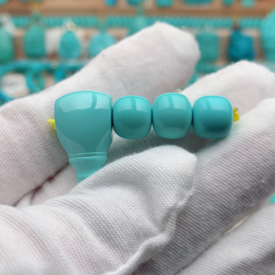 绿松石未镶嵌珠宝奇石9.5mm