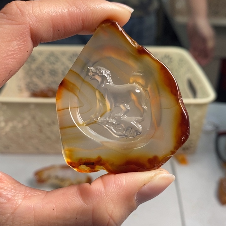 玛瑙/玉髓吊坠(不含链)未镶嵌