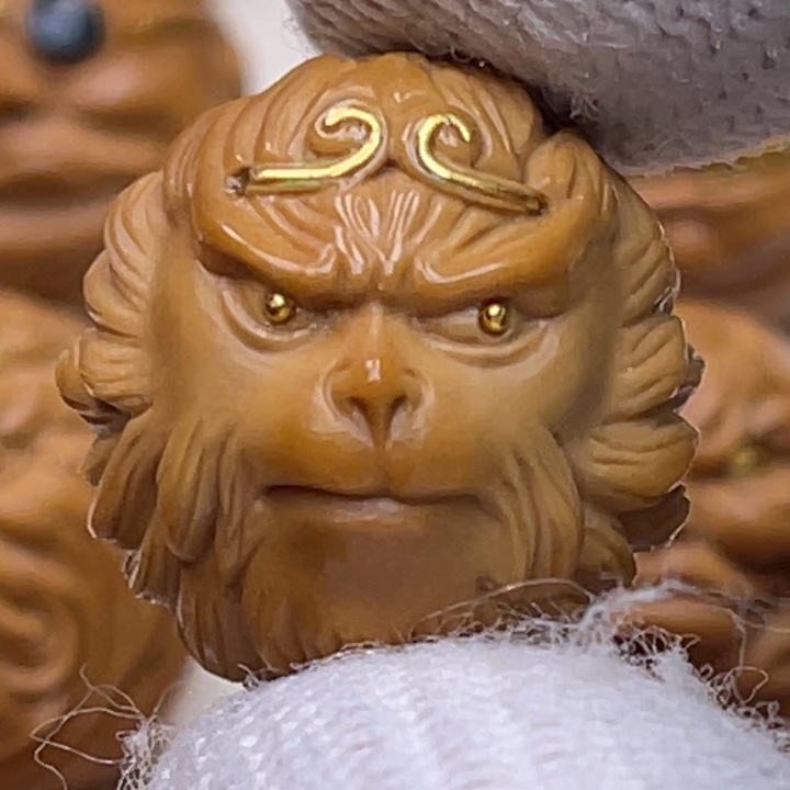 猴头核桃吊坠悟空