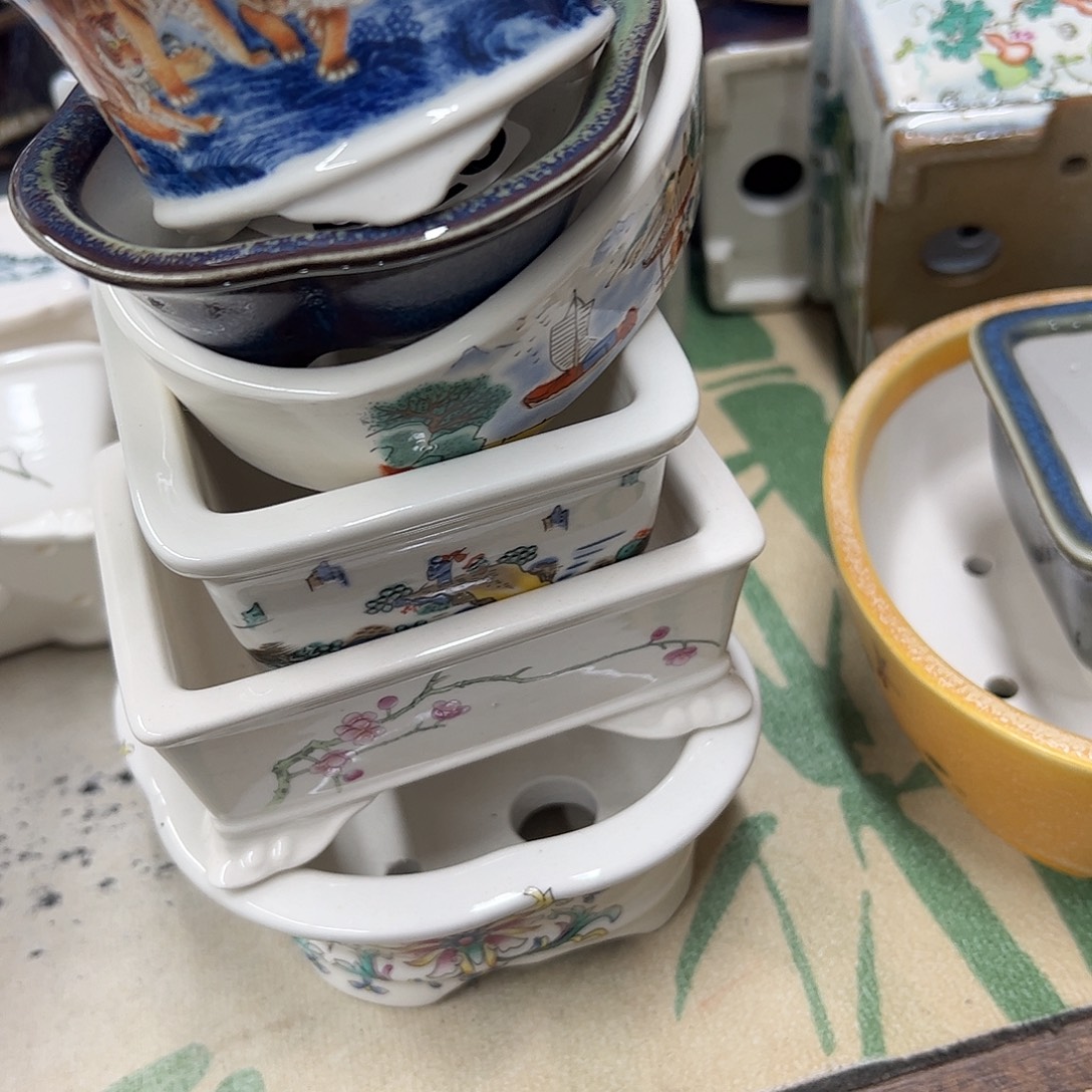 碗****花盆紫砂828号瑕疵5个