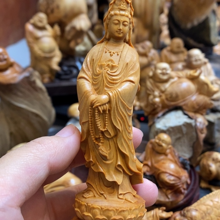 柏木工艺品摆件制作