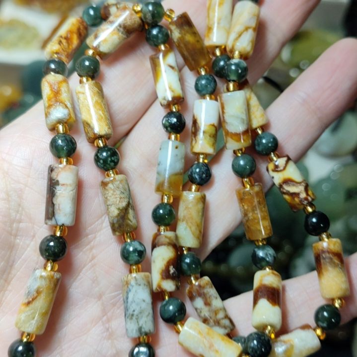 岫玉未镶嵌链子链子