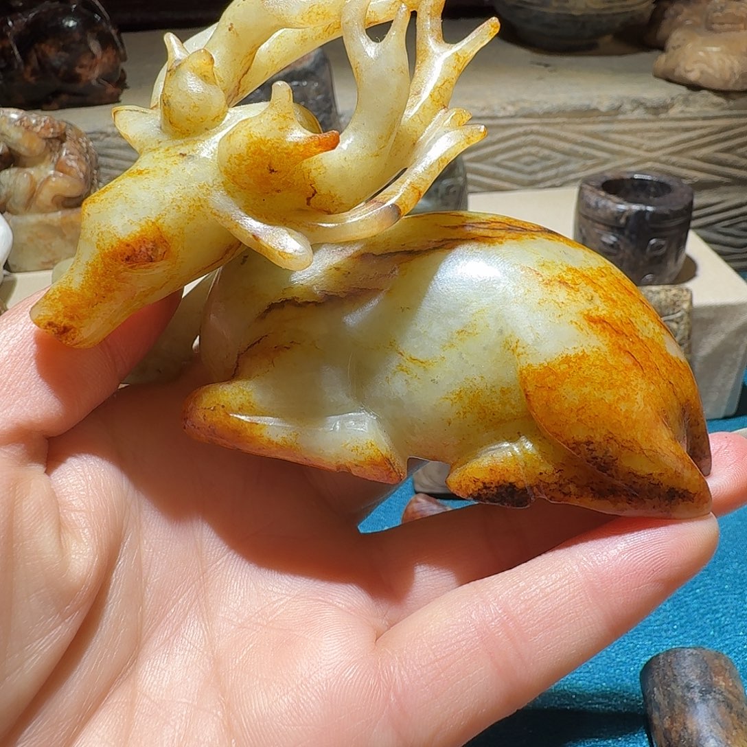 江***湘和田玉未镶嵌挂件