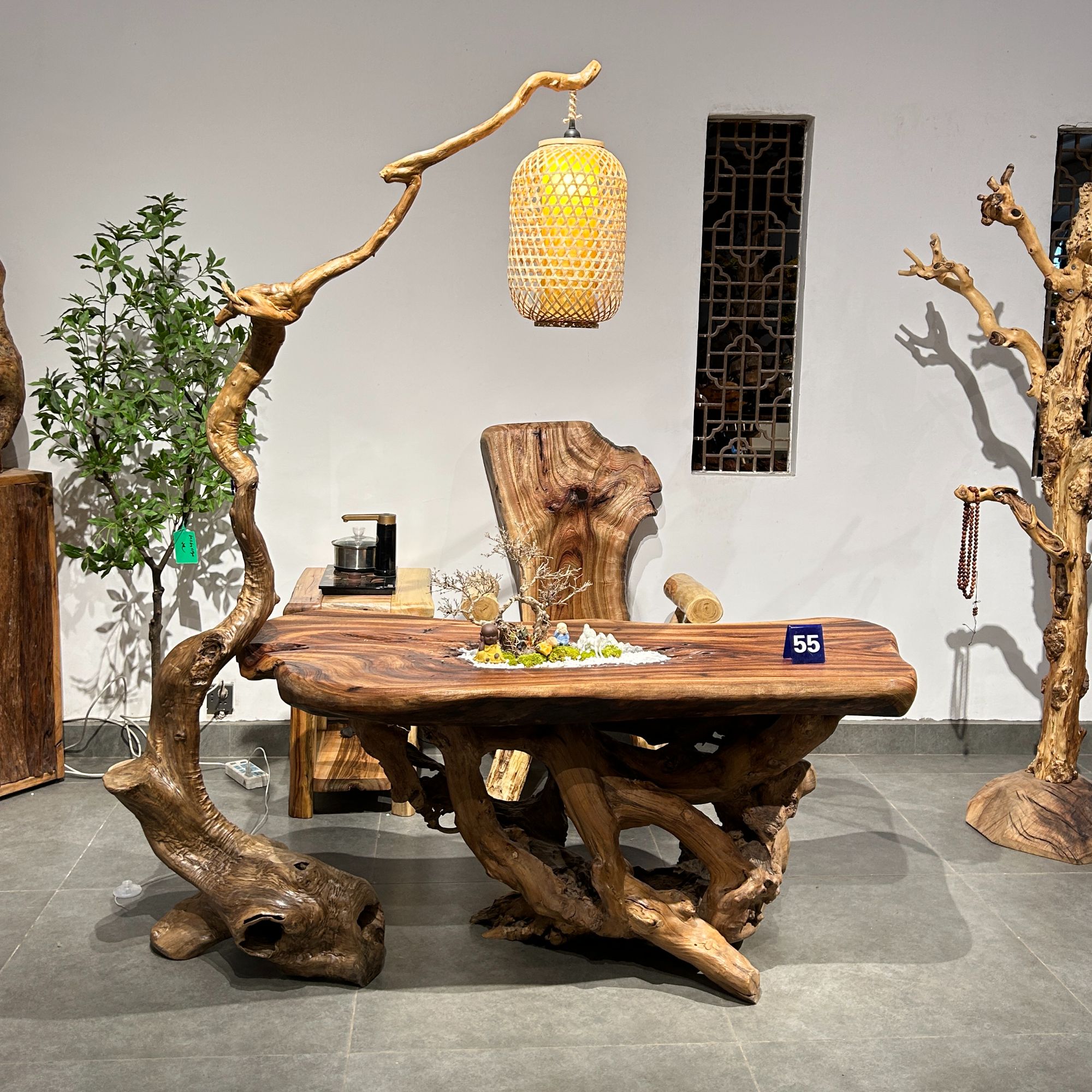 大板茶台、茶桌、原木、艺术、实木、工艺、纹理、耐用、实用、根雕茶桌