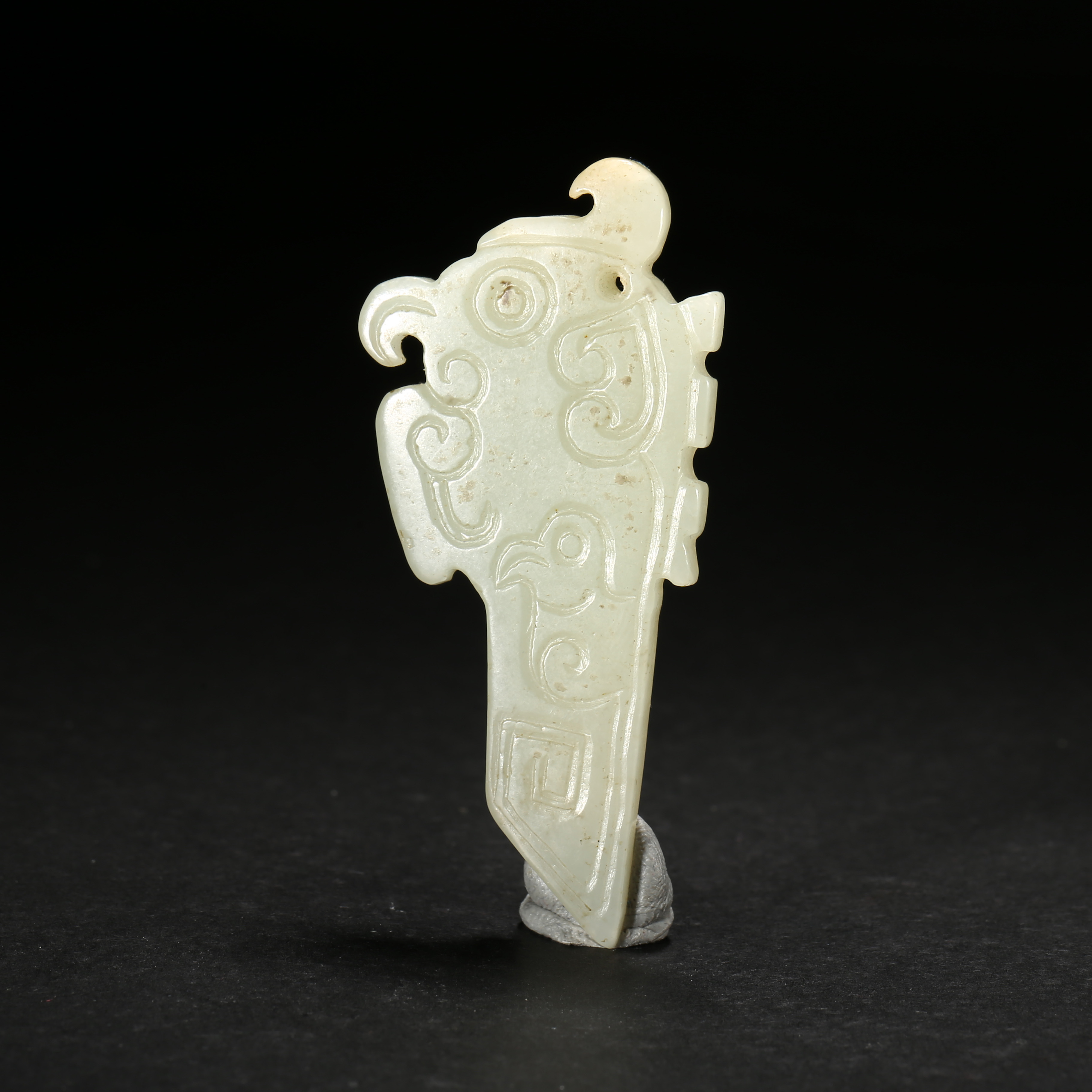 清代*白玉鸟佩/WBSB25101957/和田玉【北京文博】