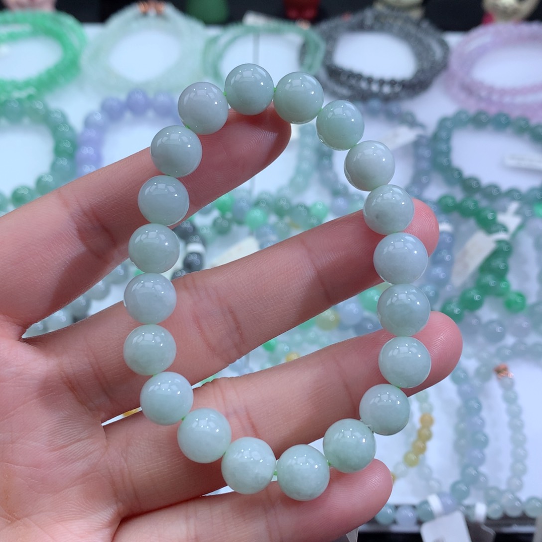 翡翠手链未镶嵌天然