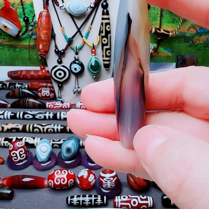 玛瑙/玉髓合金珠宝半成品
