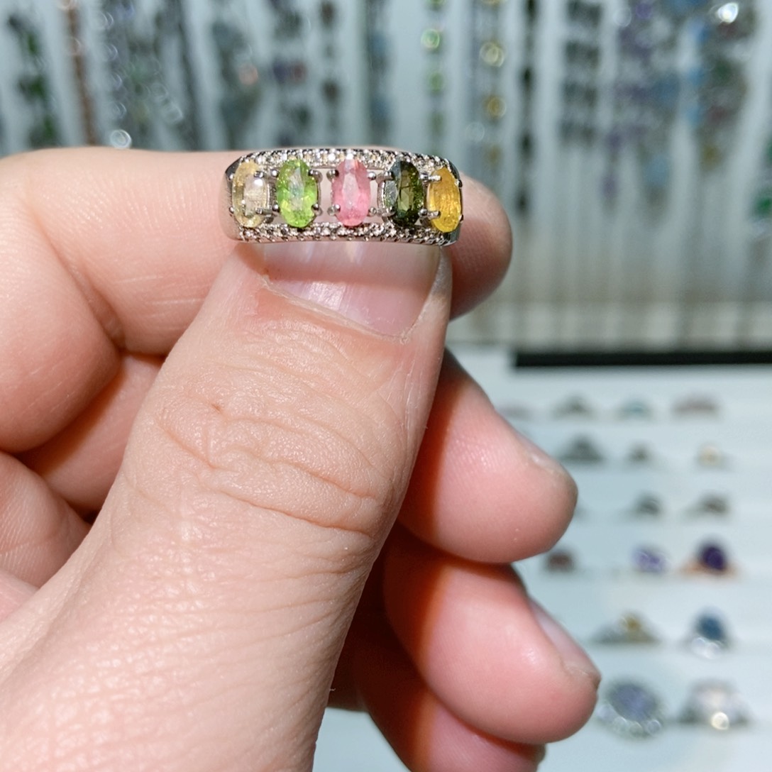 紫晶珠宝半成品银S925镶嵌