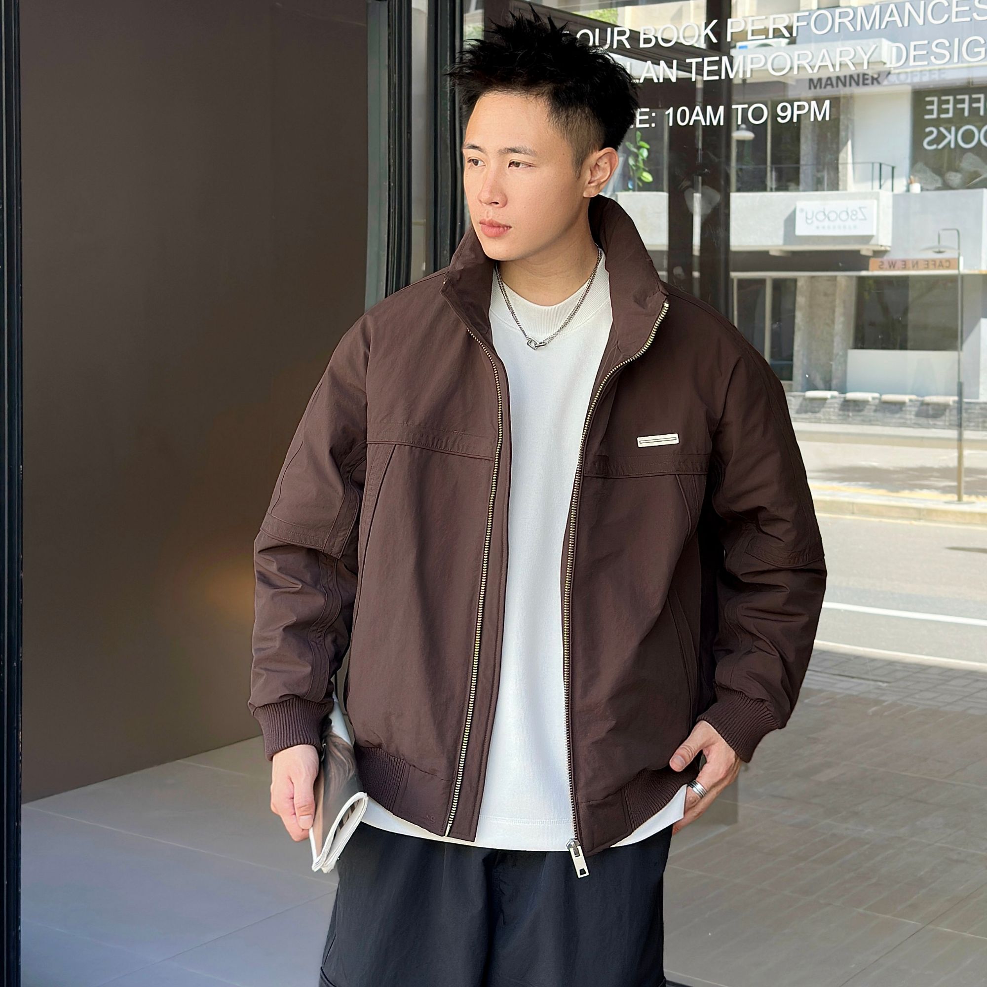 新国标羽绒服立领羽绒外套百搭保暖外套2558潮流加厚