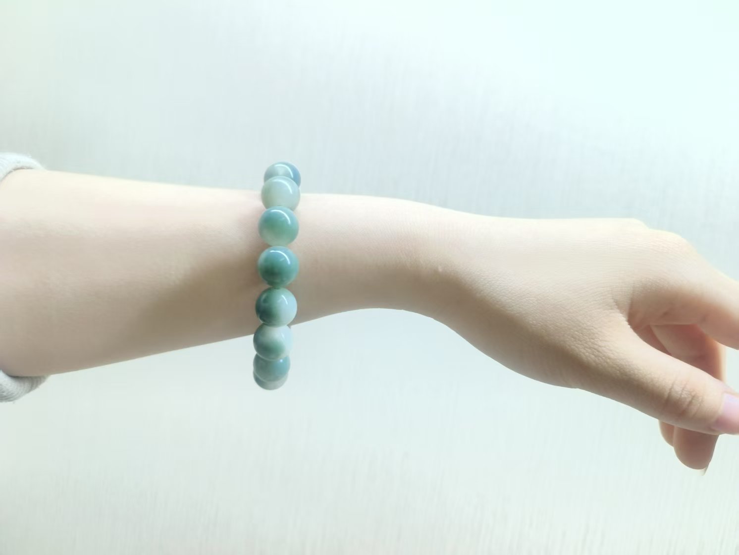 非金属珐琅手链 2025开春爆款手作青花菩提素圈手串女款串珠手饰