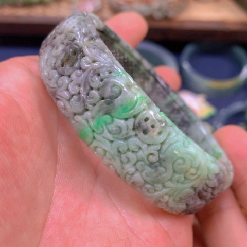 【闪购商品】翡翠手链未镶嵌穿**空翡翠