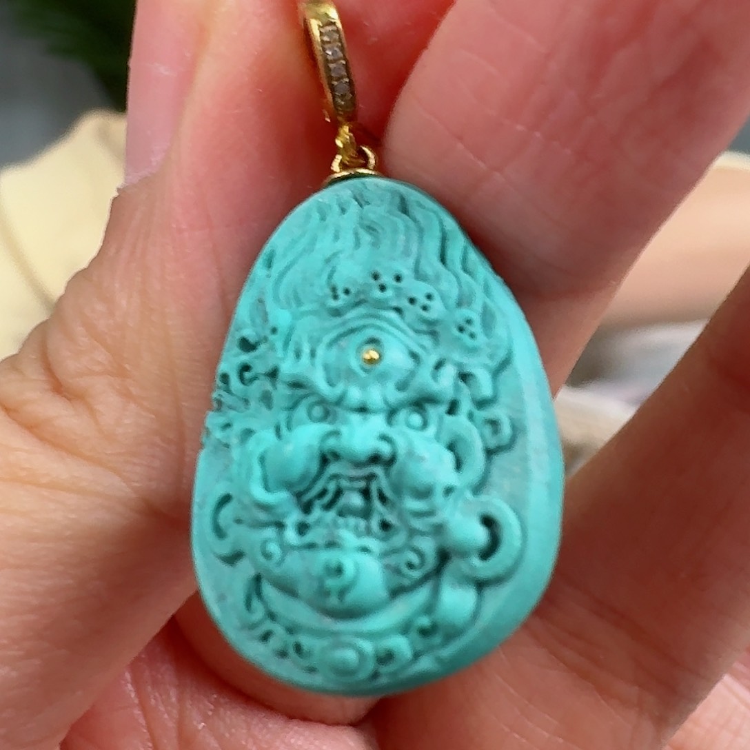 绿松石珠宝奇石未镶嵌