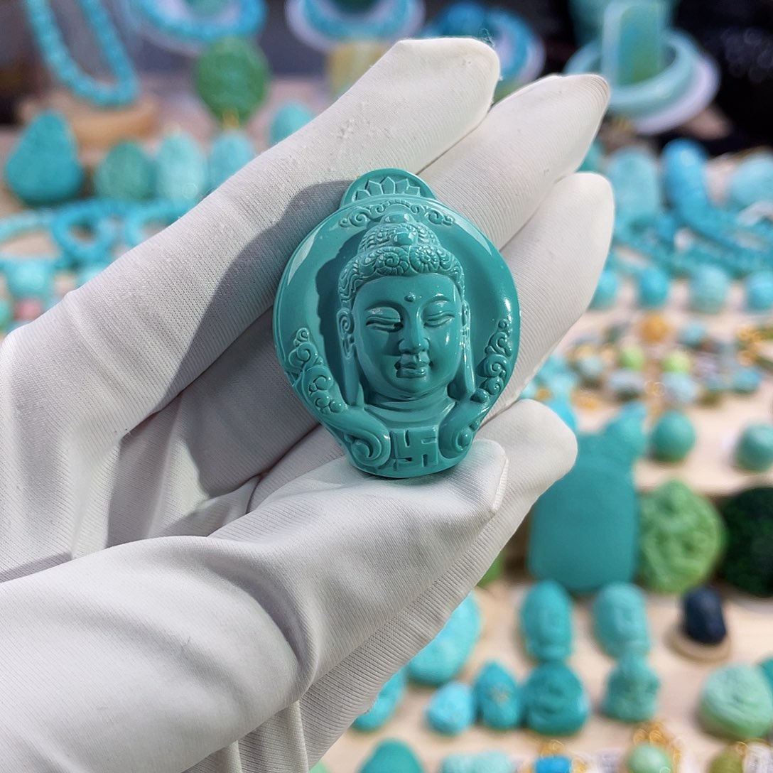 绿松石珠宝奇石未镶嵌