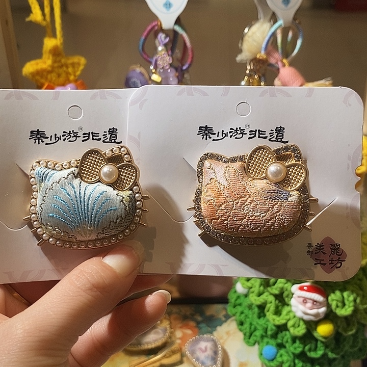 手工制作织锦小边夹