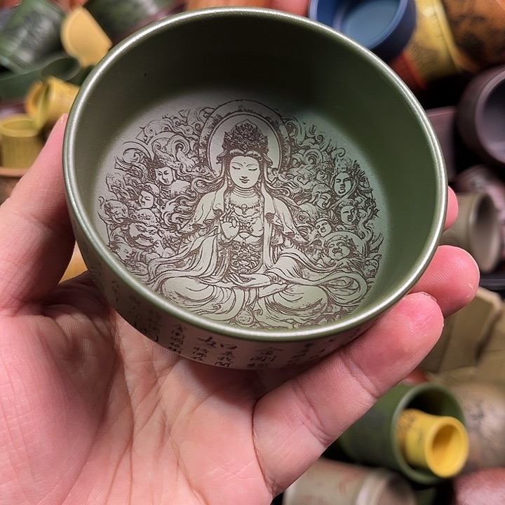 紫砂茶杯全手工紫砂主人杯