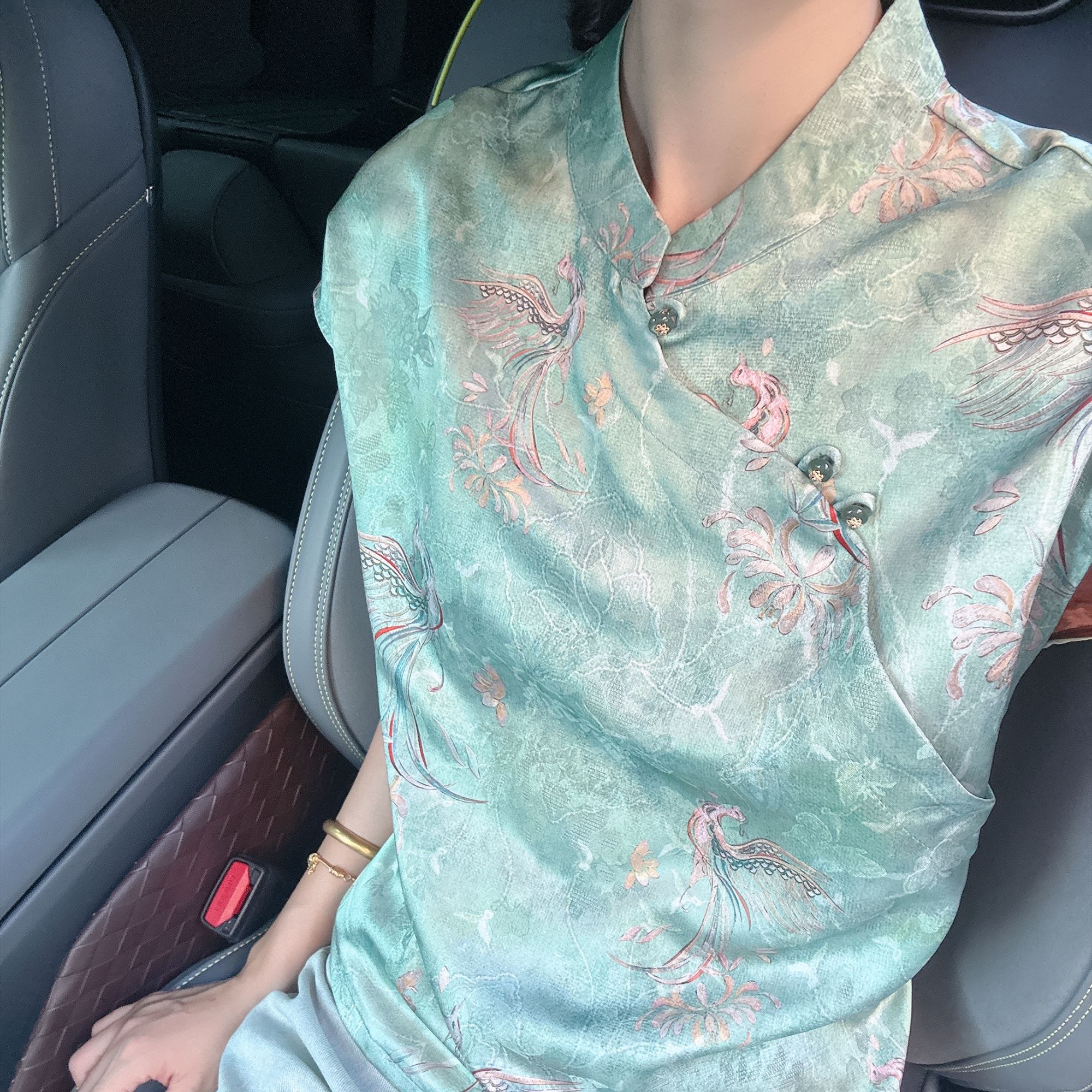 【凤求凰】新中式夏季气质显瘦上衣短袖