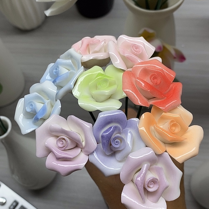 陶瓷陶瓷材料加工10朵