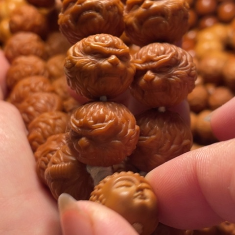 手串猴头核桃佛*舞台