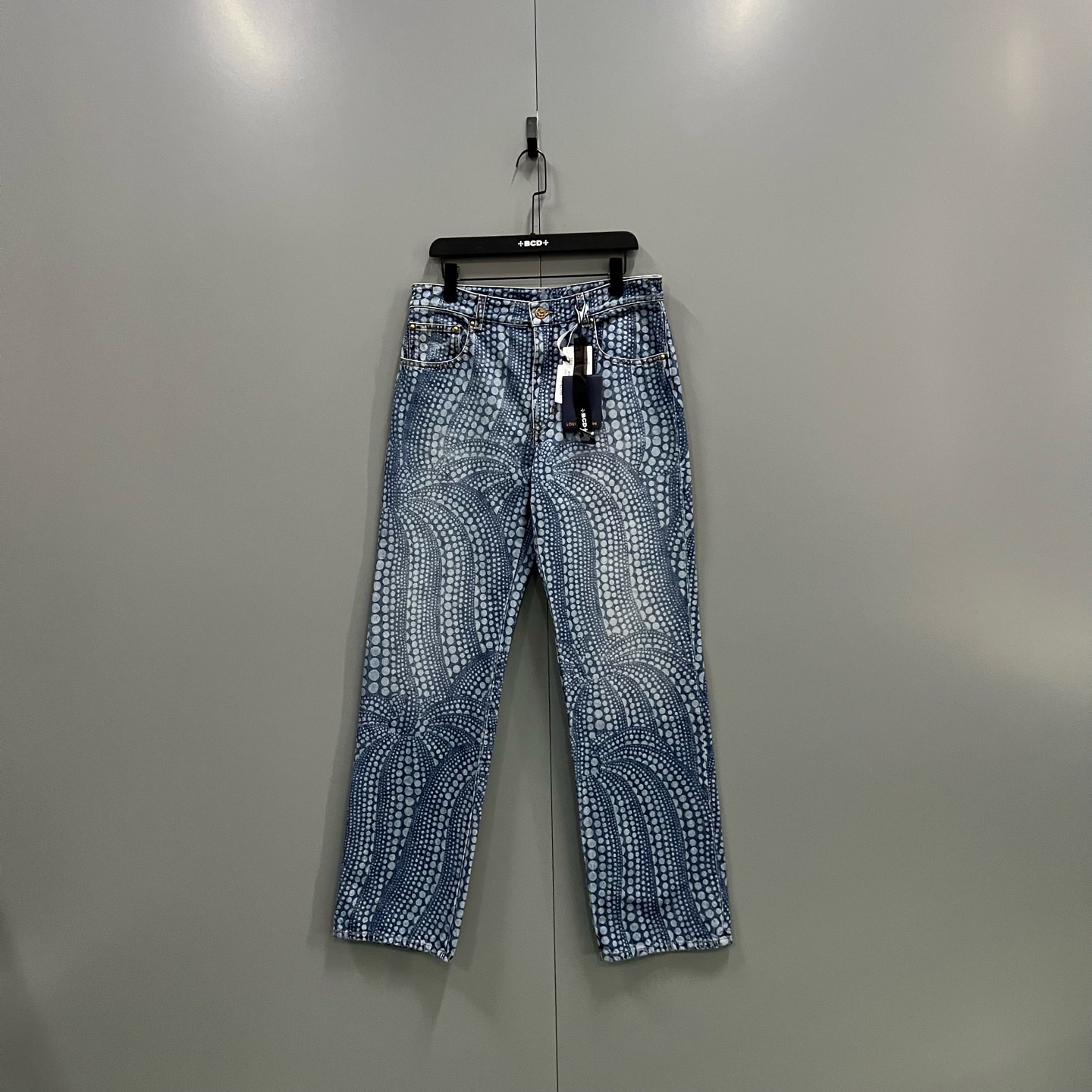 未使用 maje  lv × 草间弥生 南瓜图案满印牛仔裤 30码/全新/吊牌